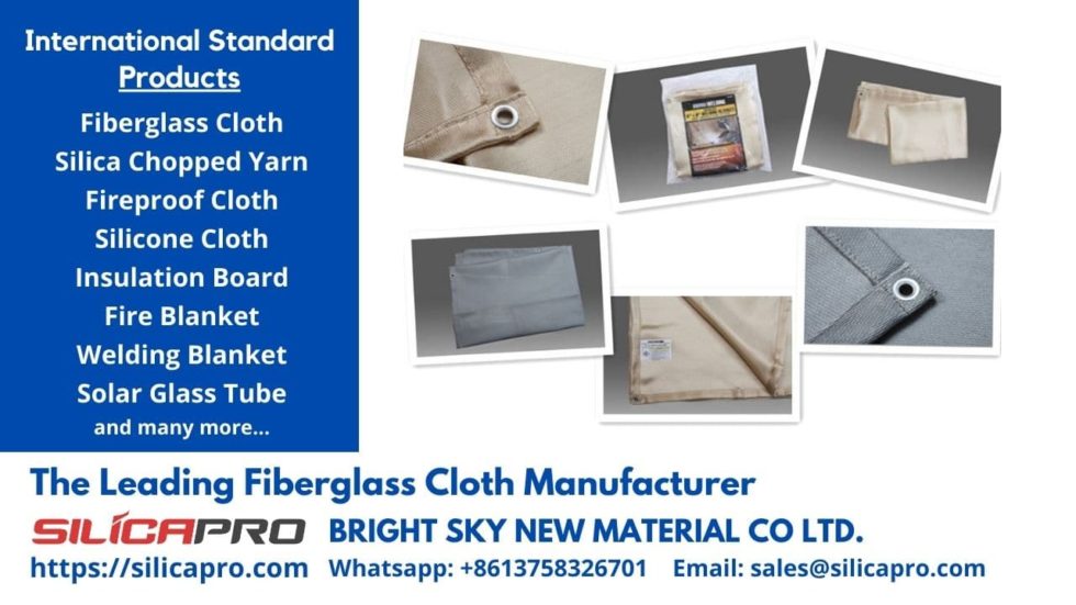 welding-blankets-fire-resistant-fibers-fabrics-silicapro