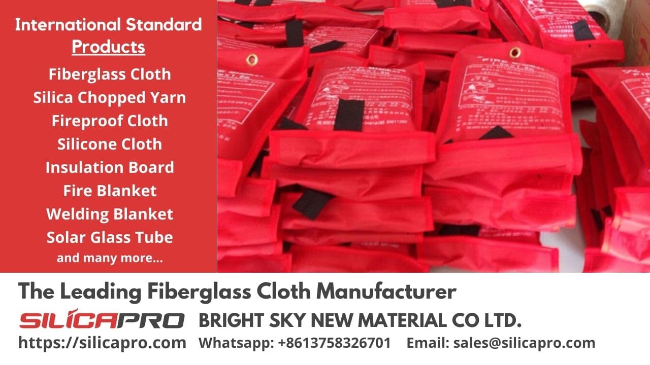 Welding Protection Blanket Fiberglass Fireproof Blanket - China