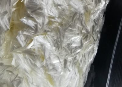 Silica glass fibers